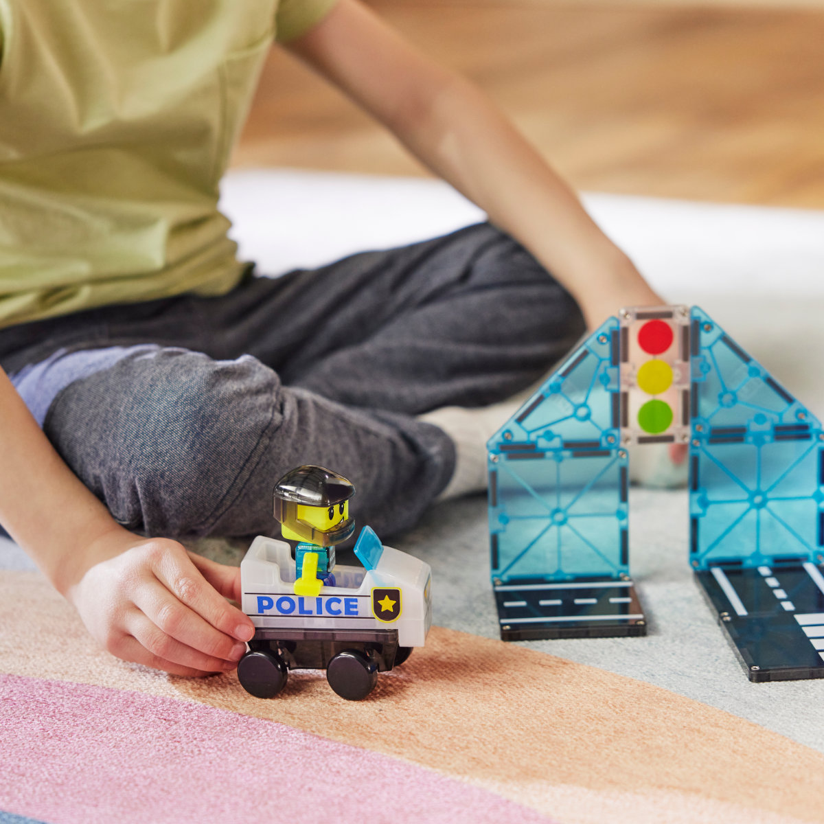 Magna-Tiles Police Patrol – 20 Piece