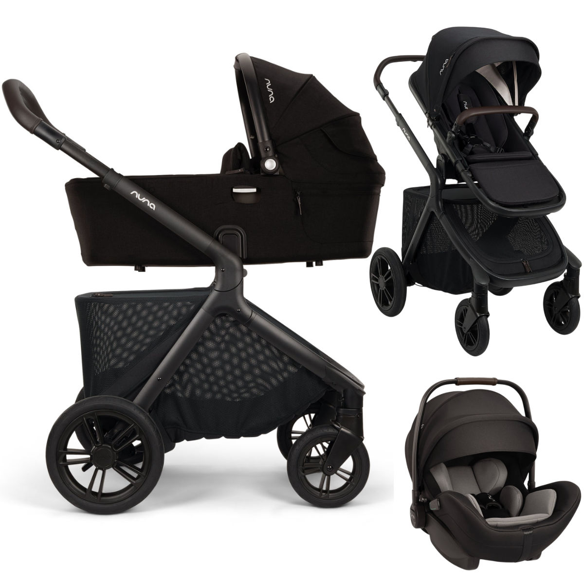 Nuna DEMI Icon Kinderwagen 3 in 1 inkl. Nuna Arra Flex i-Size Babyschale