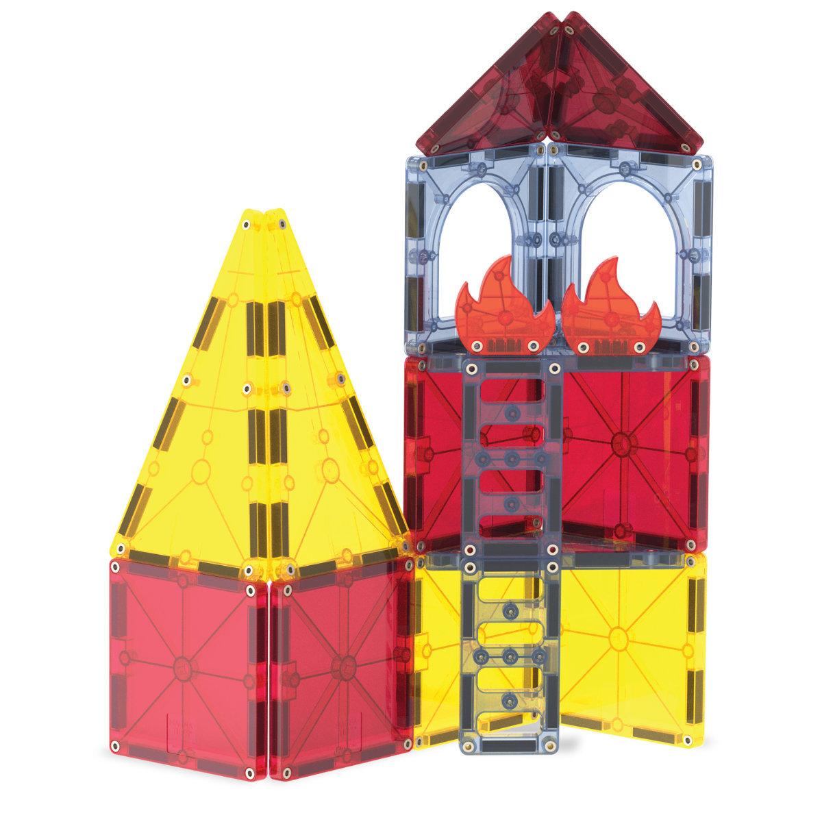 Magna-Tiles Fire Rescue – 27-Piece