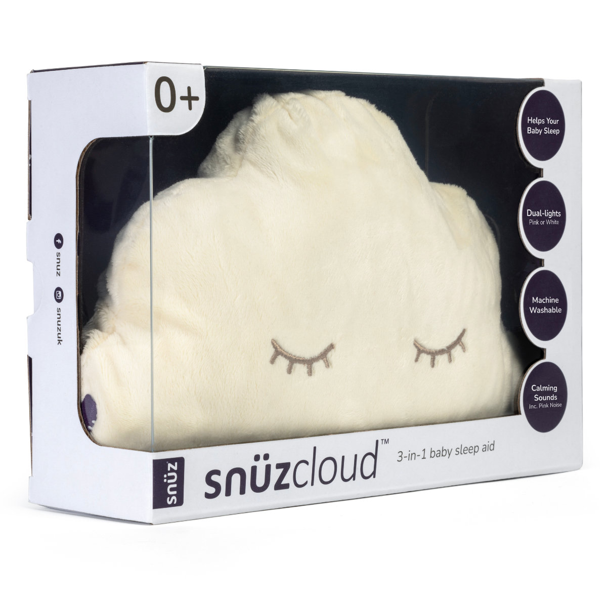 Snüz SnüzCloud Baby Schlafhilfe mit beruhigenden Sounds & Nachtlicht