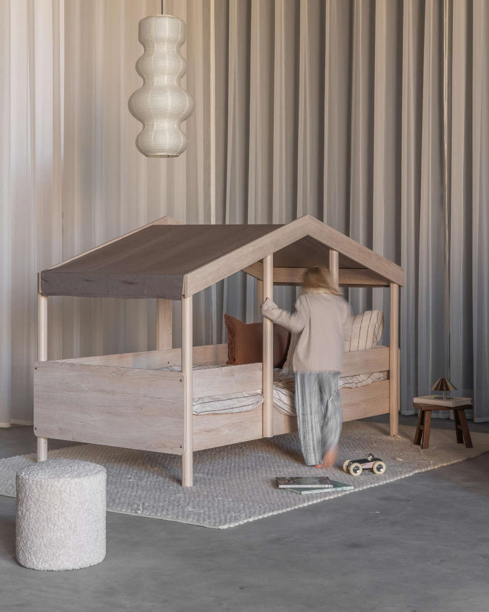 Quax Cottage Fabric Roof for House Bed