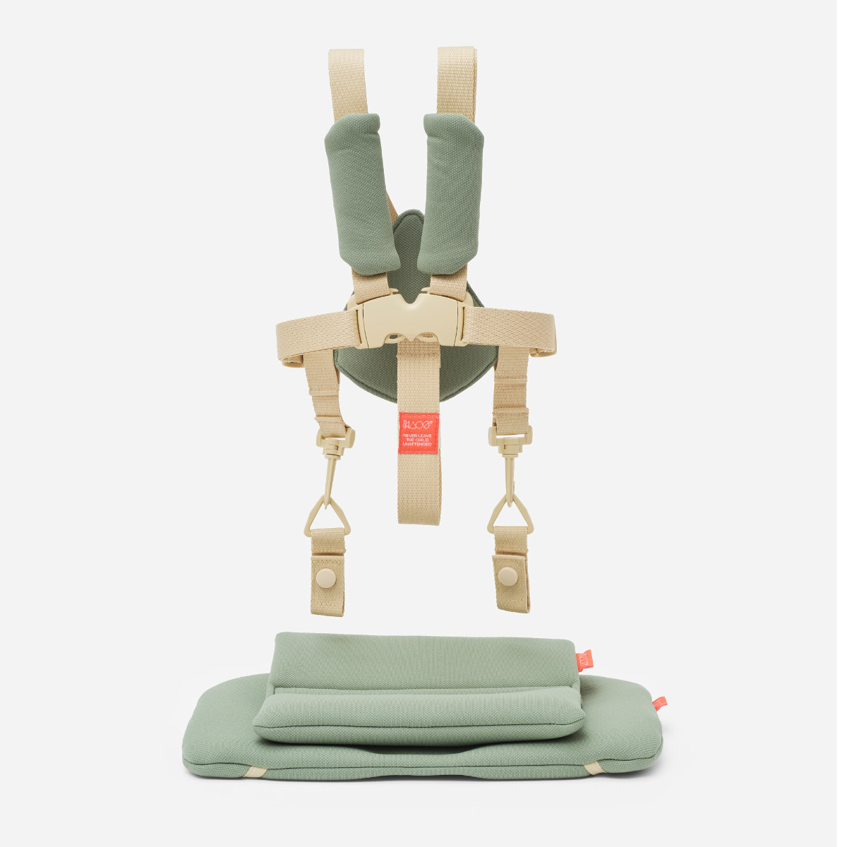 Stokke Babytrage in Grün Beige - Vorderansicht
