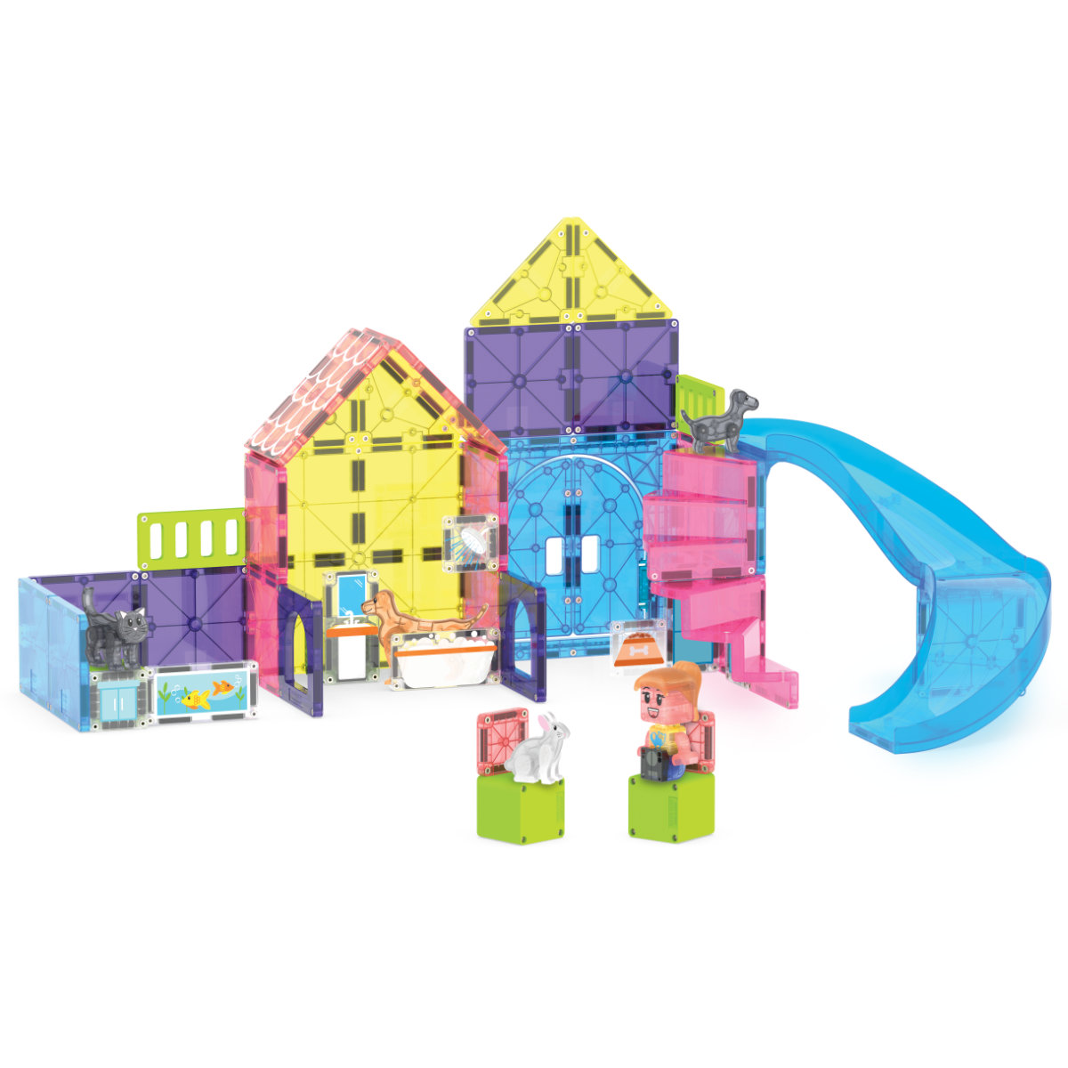 Magna-Tiles Pet Playhouse – 50 Teile