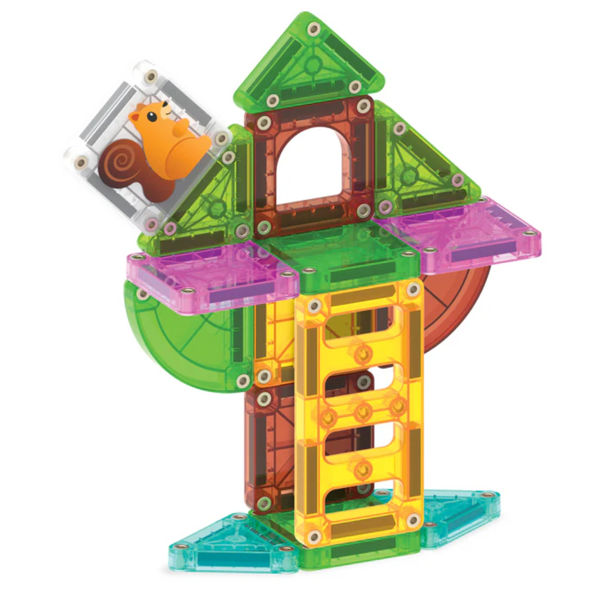 Magna-Tiles microMAGS Treehouse Reiseset – 24 Teile