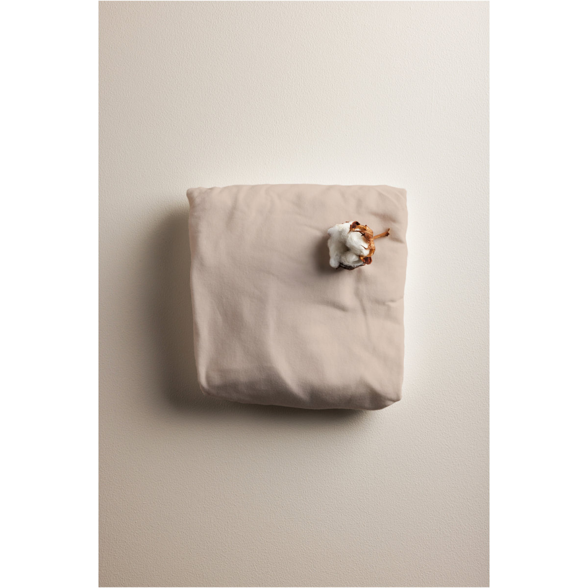 Sebra Jersey Bettlaken 160x70cm, Beige - Draufsicht, 100930009M