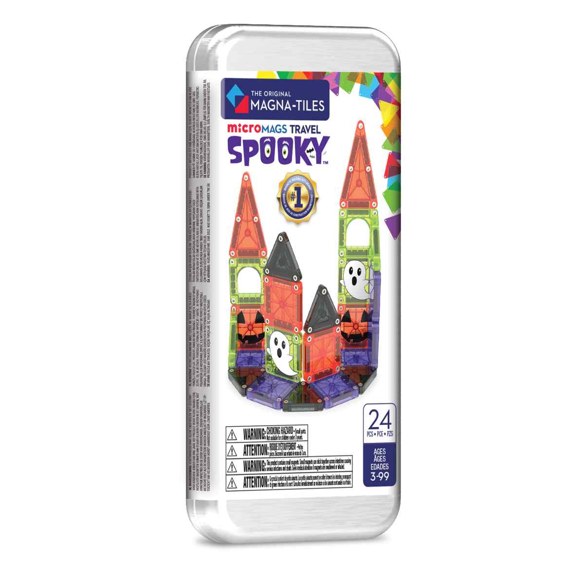 Magna-Tiles Travel microMAGS Spooky travel set - 24 pieces