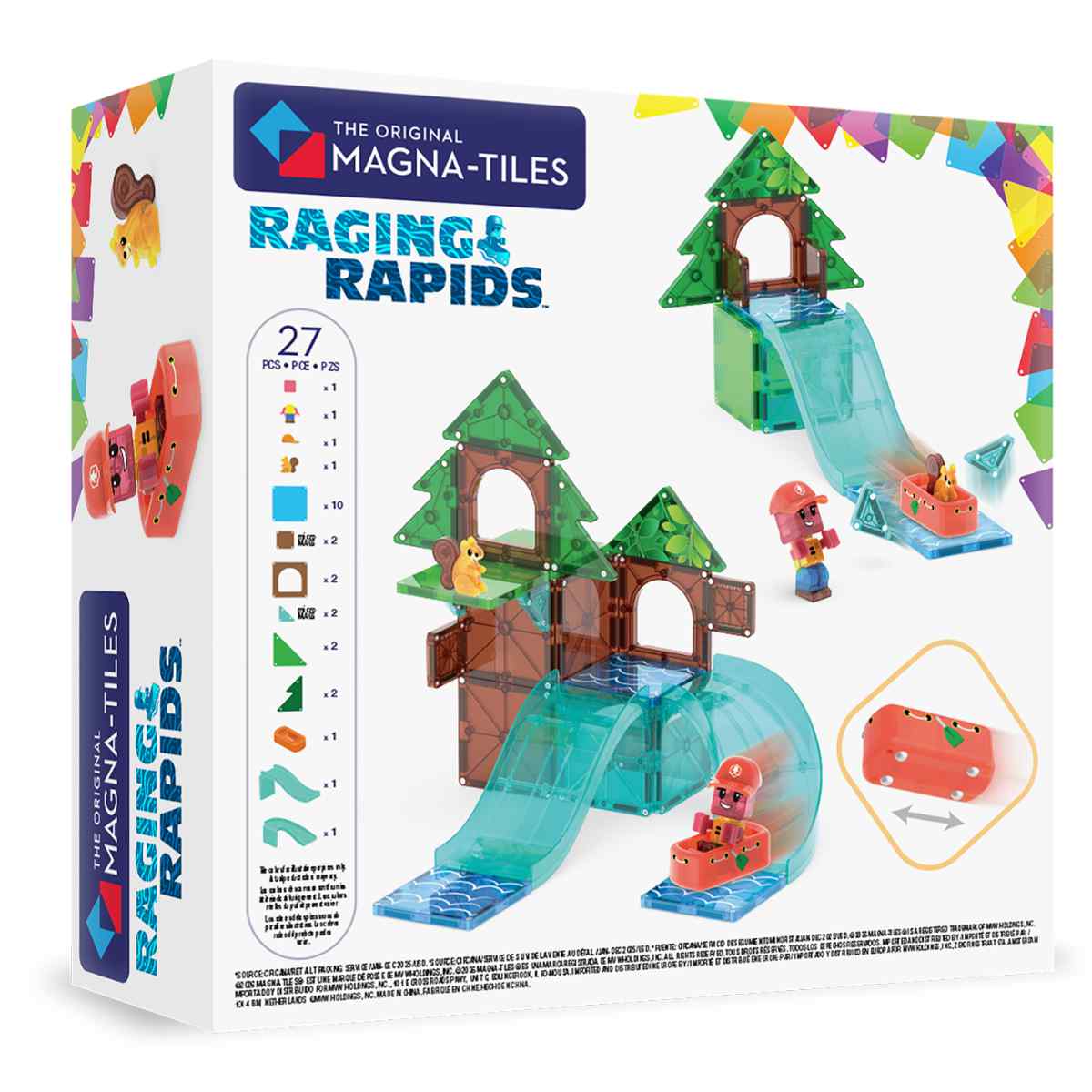 Magna-Tiles Raging Rapids - 27 Teile