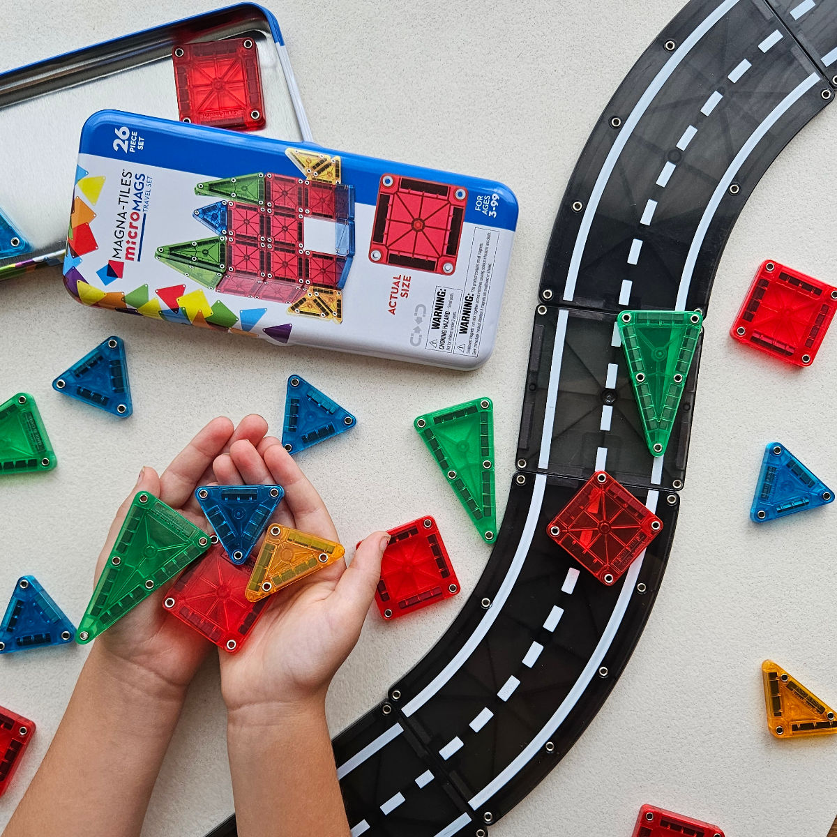 Magna-Tiles microMAGS Travel Set - 26 Pieces