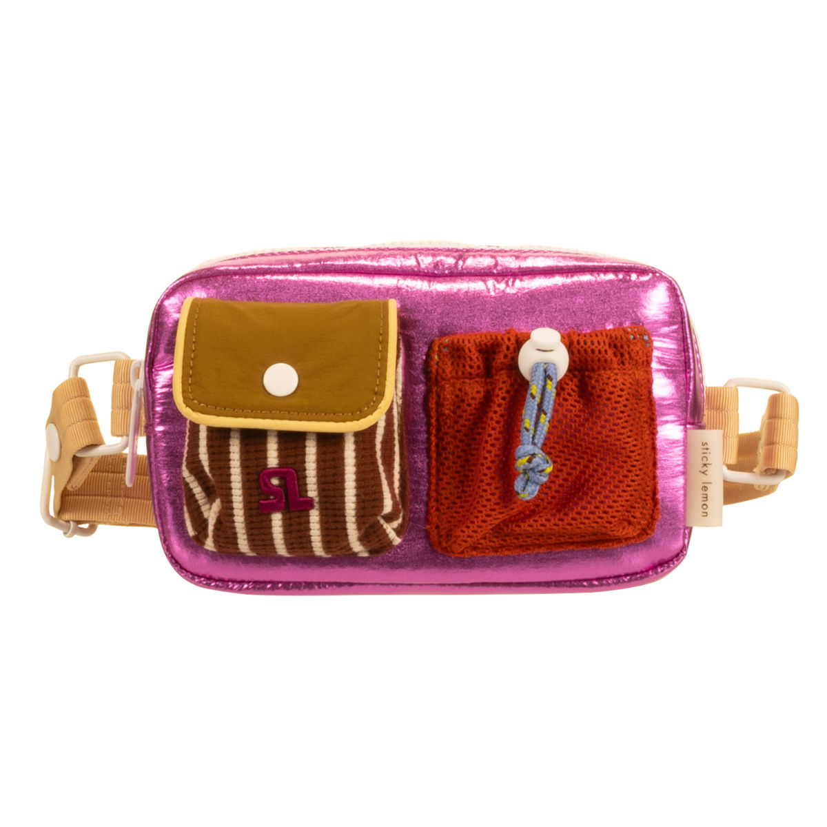 Sticky Lemon Bauchtasche 1802248 in Pink - Vorderansicht