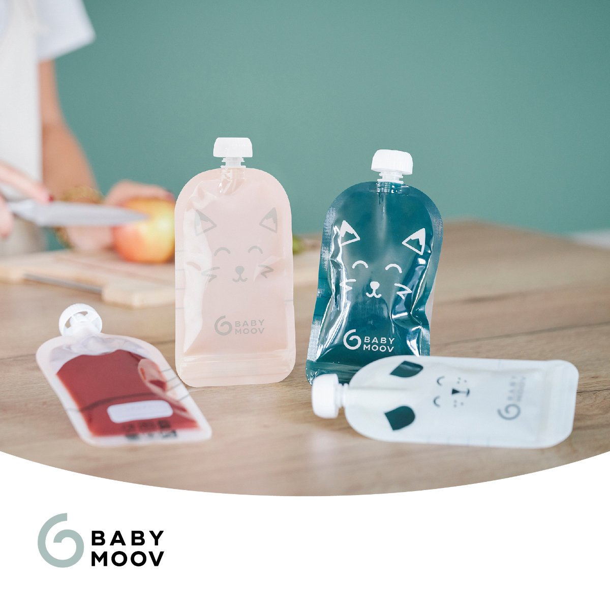 Babymoov Quetschbeutel ISY POUCHES, 20 Stk.