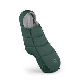 Bugaboo Fußsack in Dunkelgrün - schräge Ansicht