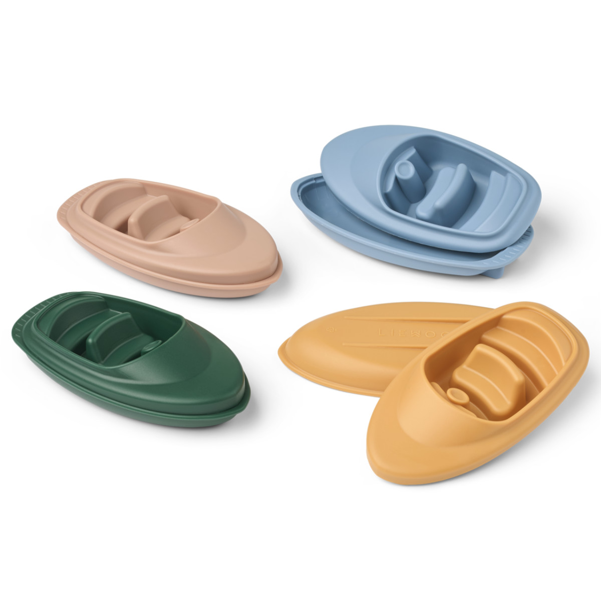 Liewood Corin Bath Toy Boats 4-Pack