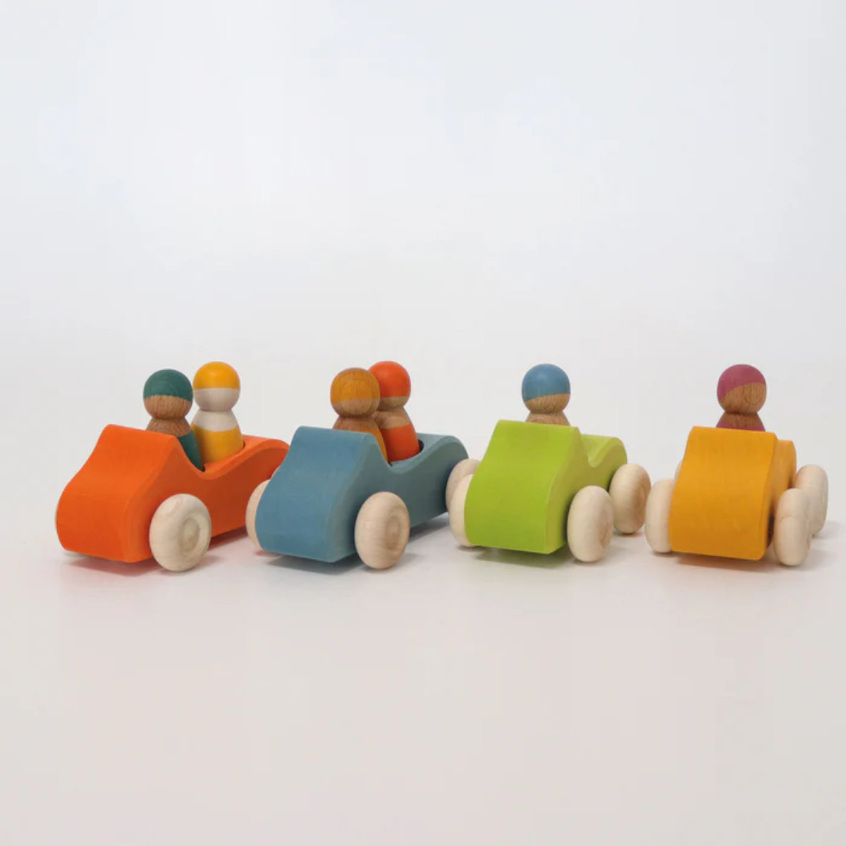 Grimm’s Holzauto Cabrio mit Figuren