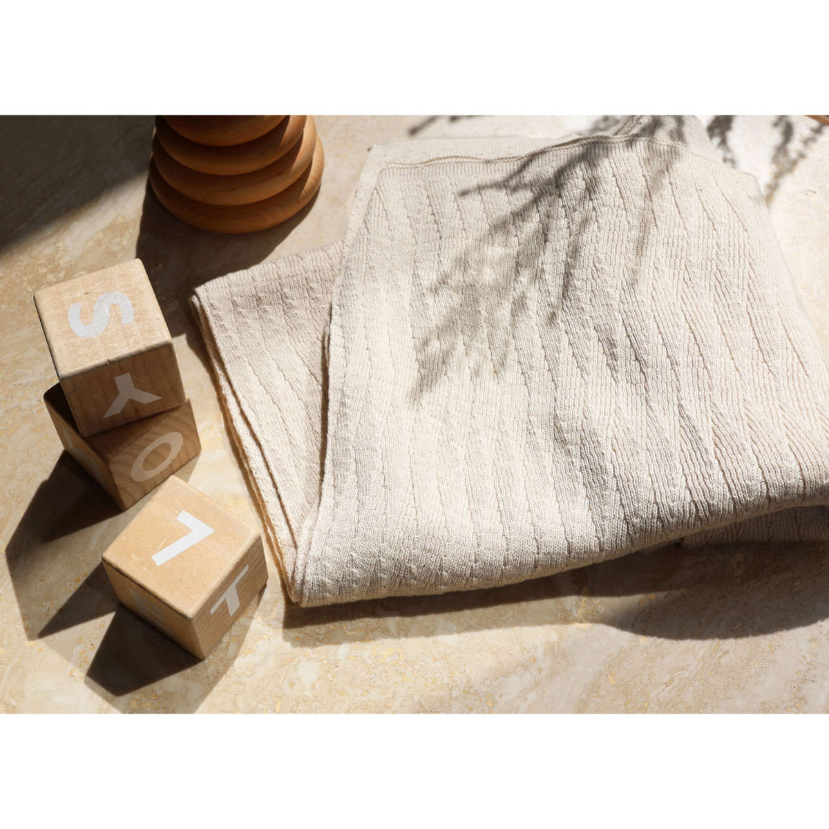 Moonboon Babydecke aus Bio-Baumwolle, 100x80 cm