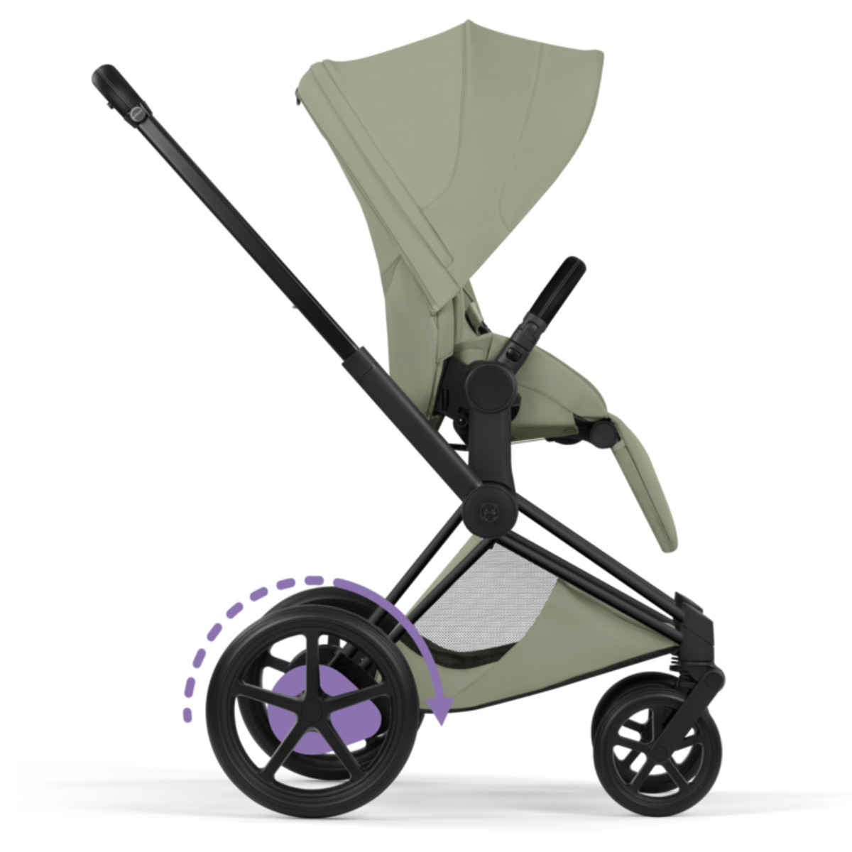 Cybex E-Priam 5 Style Kinderwagen Set 3 in 1 inkl. Cloud T i-Size Babyschale