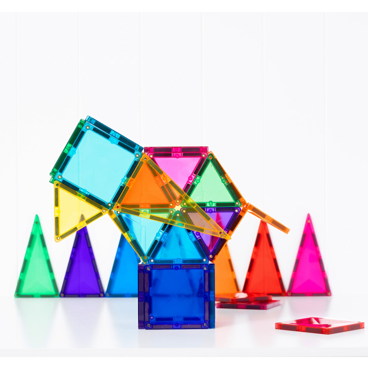 Connetix Magnetic Tiles Bright Discovery Pack – 32 Pieces