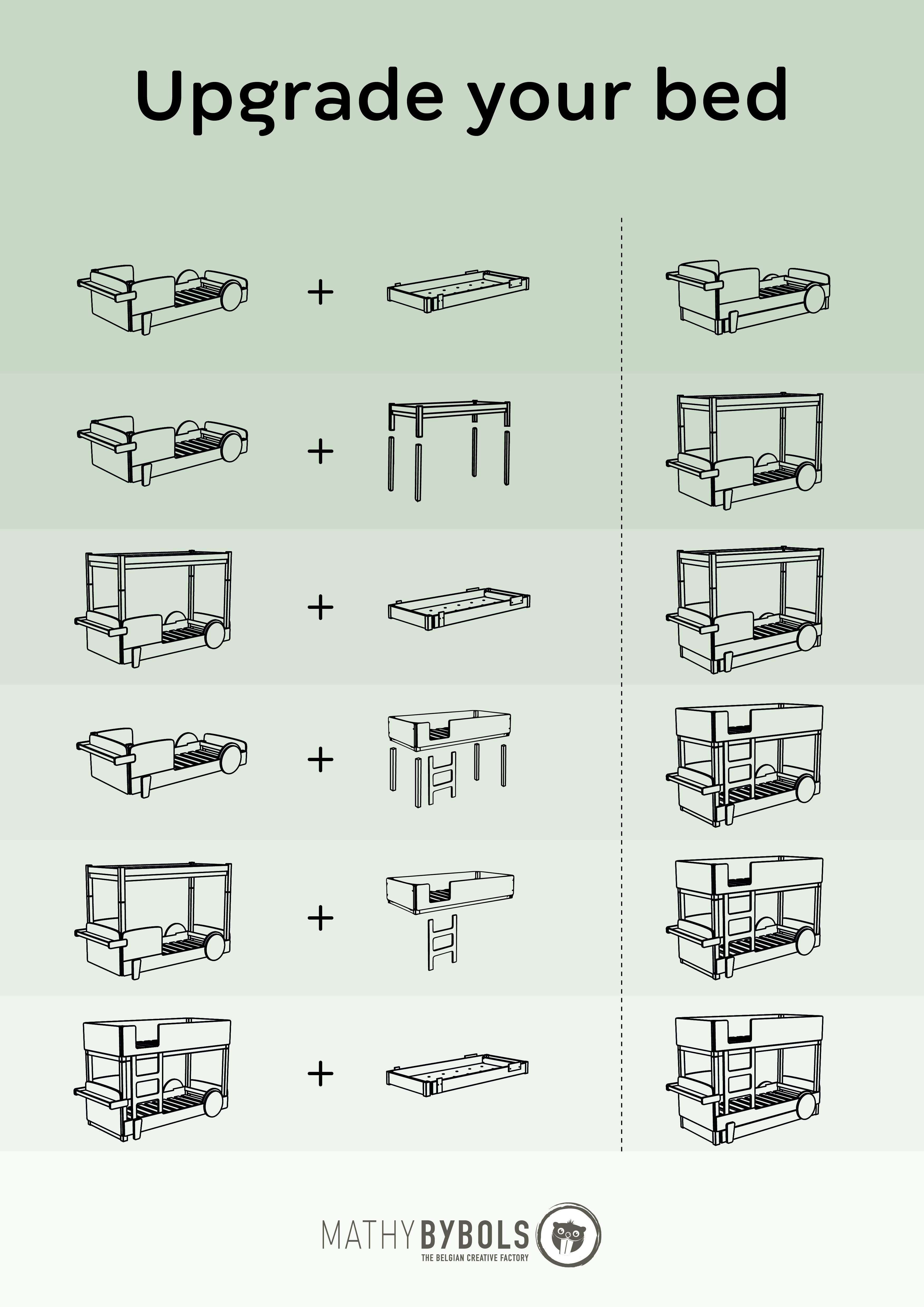 Mathy by Bols Discovery 1 Autobett mit Dach 90x190cm