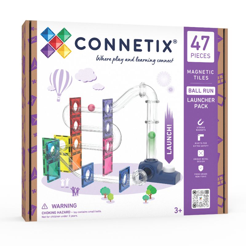 Connetix Ball Run Launcher Pack Schachtel - Vorderansicht