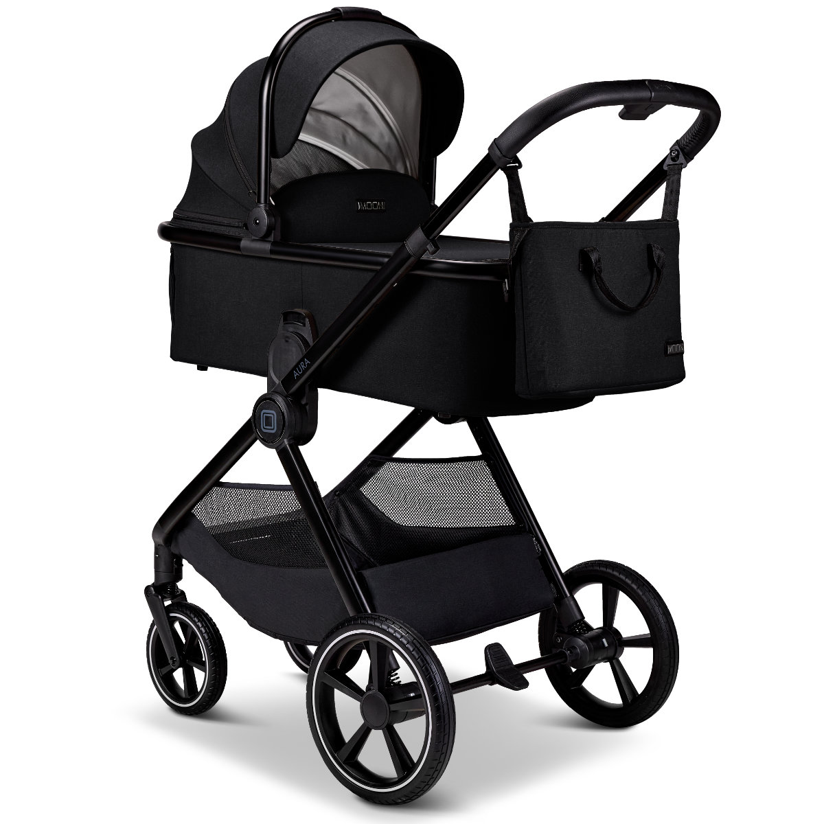 Moon Aura Kinderwagen Set 3 in 1 inkl. Cybex Cloud T i-Size Babyschale
