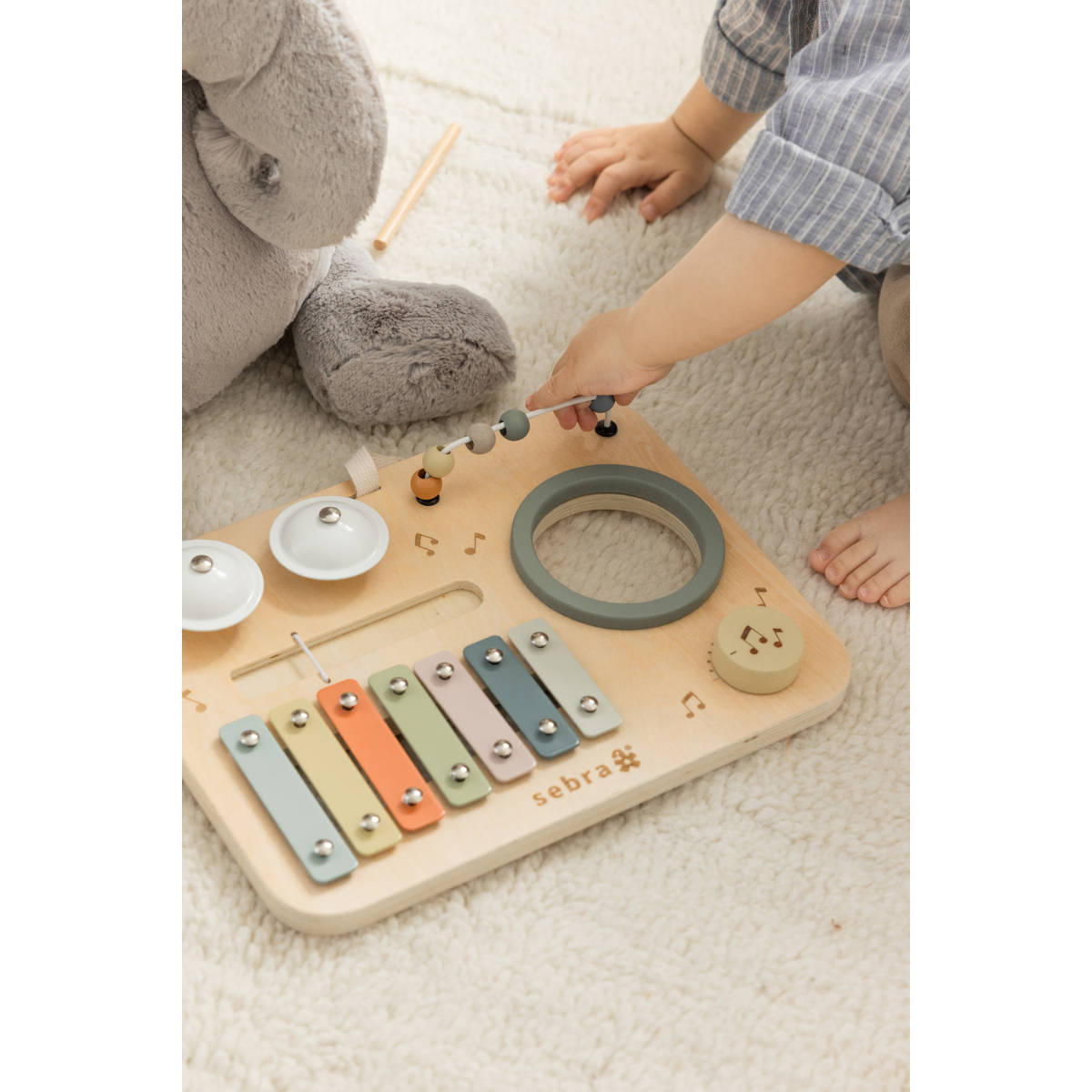 Sebra Wooden Activity Board – Music