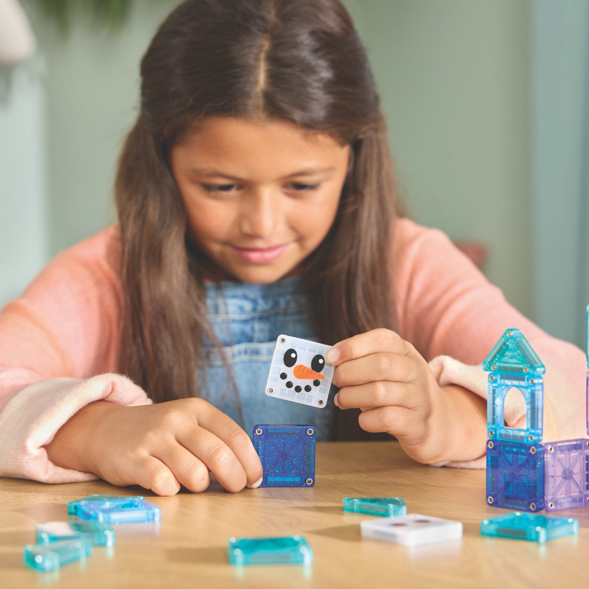 Magna-Tiles microMAGS Winter Travel Set - 26 Pieces