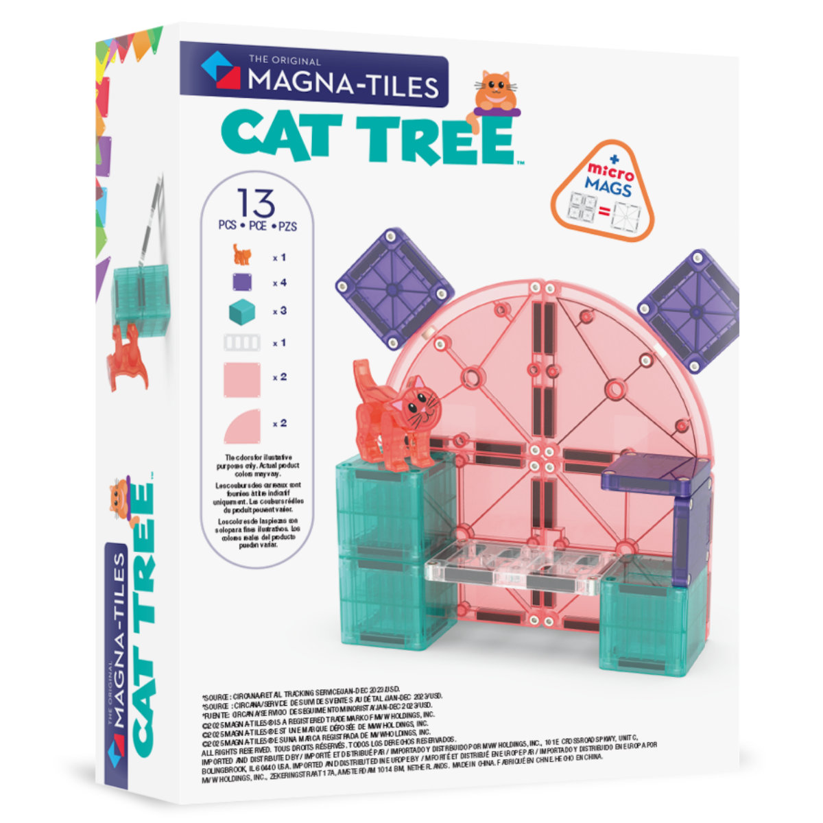 Magna-Tiles Cat Tree – 13 Teile
