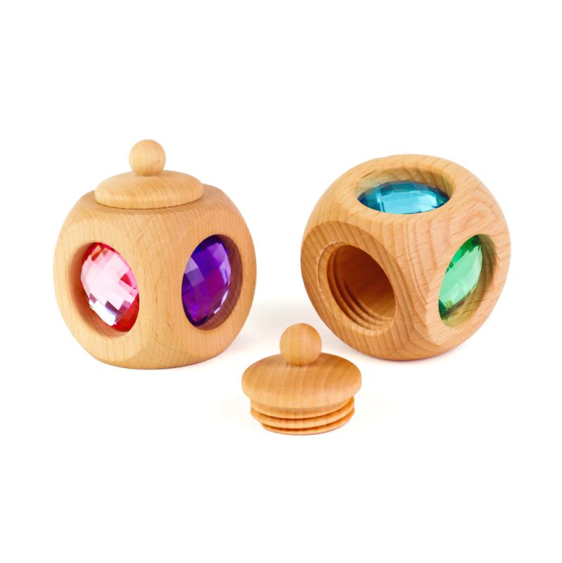 Bauspiel Tandendoosje Pastel natur Detailansicht