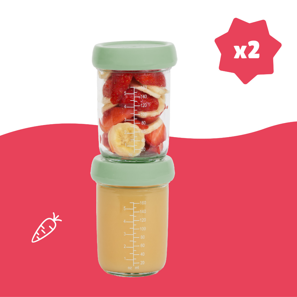 Babymoov Badabowls Aufbewahrungsgläser