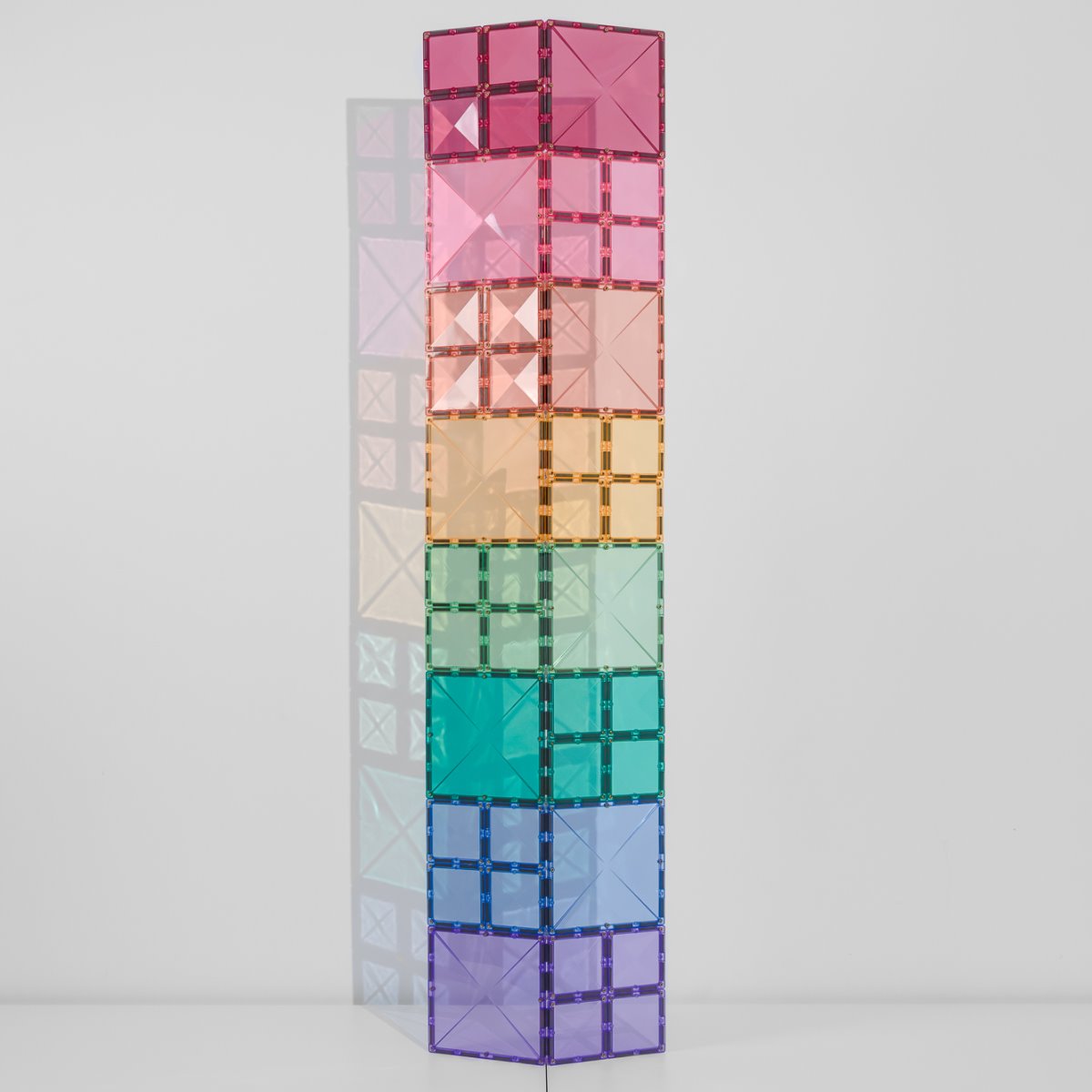 Connetix Magnetbausteine Set - Pastel Quadrate - 40 Teile