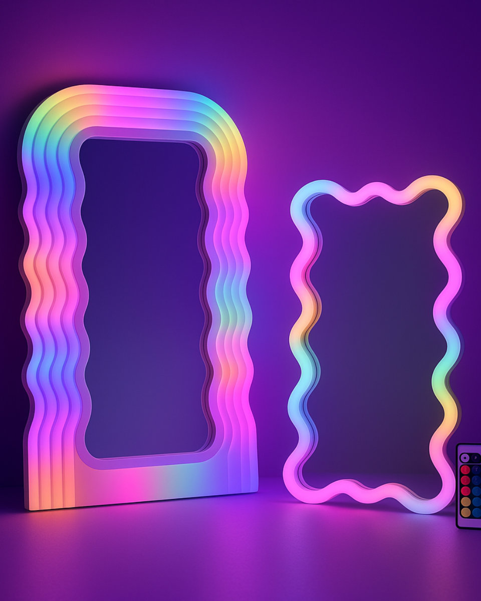 Lalarma Magic Glow Spiegel – leuchtender Schmink- & Spielspiegel für Kinder