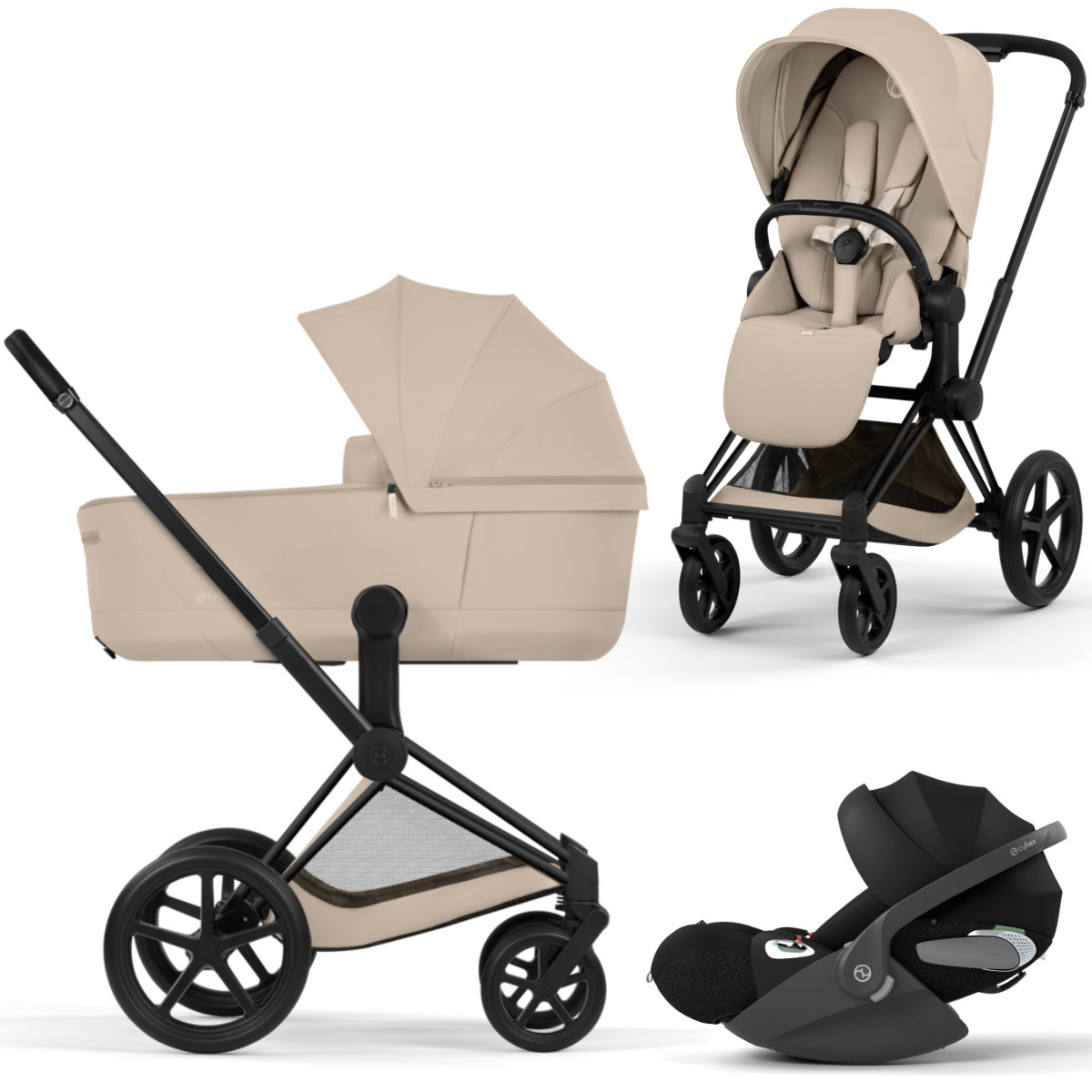 Cybex Priam 5 Comfort Kinderwagen Set 3 in 1 inkl. Babyschale