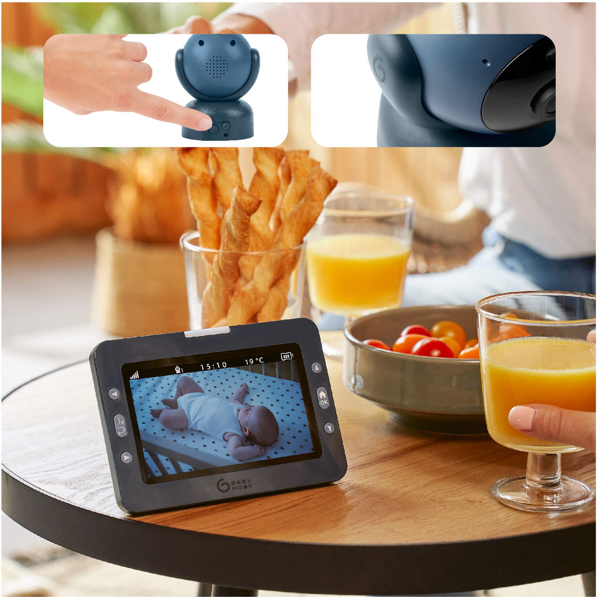 Babymoov Babyphone mit Kamera YOO Master+ HD