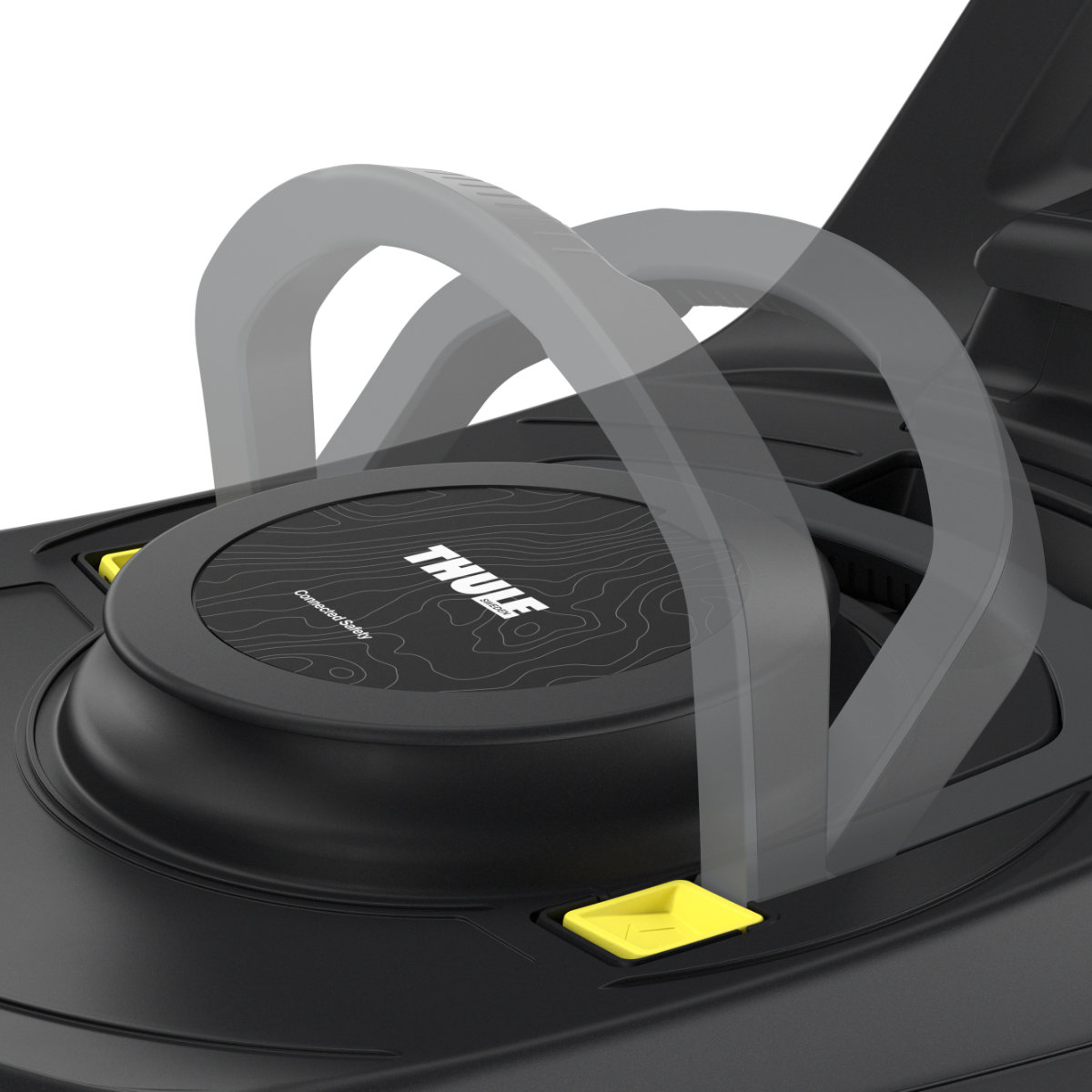 Thule Alfi Connect ISOFIX Basisstation in Schwarz - Detailansicht