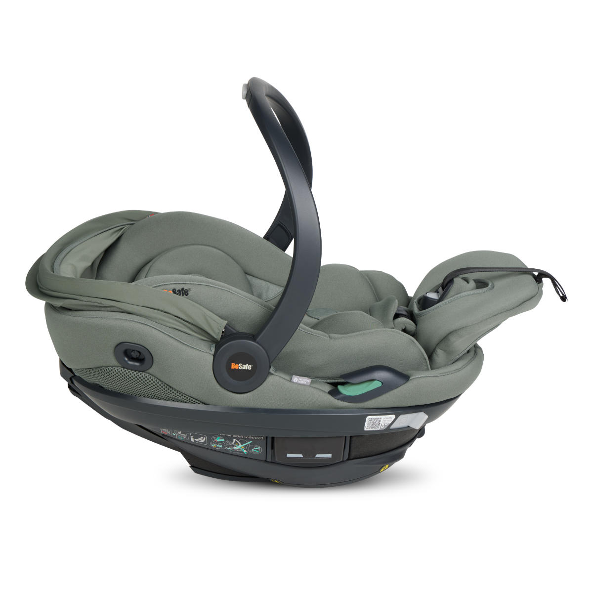 BeSafe Go Beyond2 i-Size Babyschale inkl. Beyond ISOFIX Base + Gratis Sommerbezug