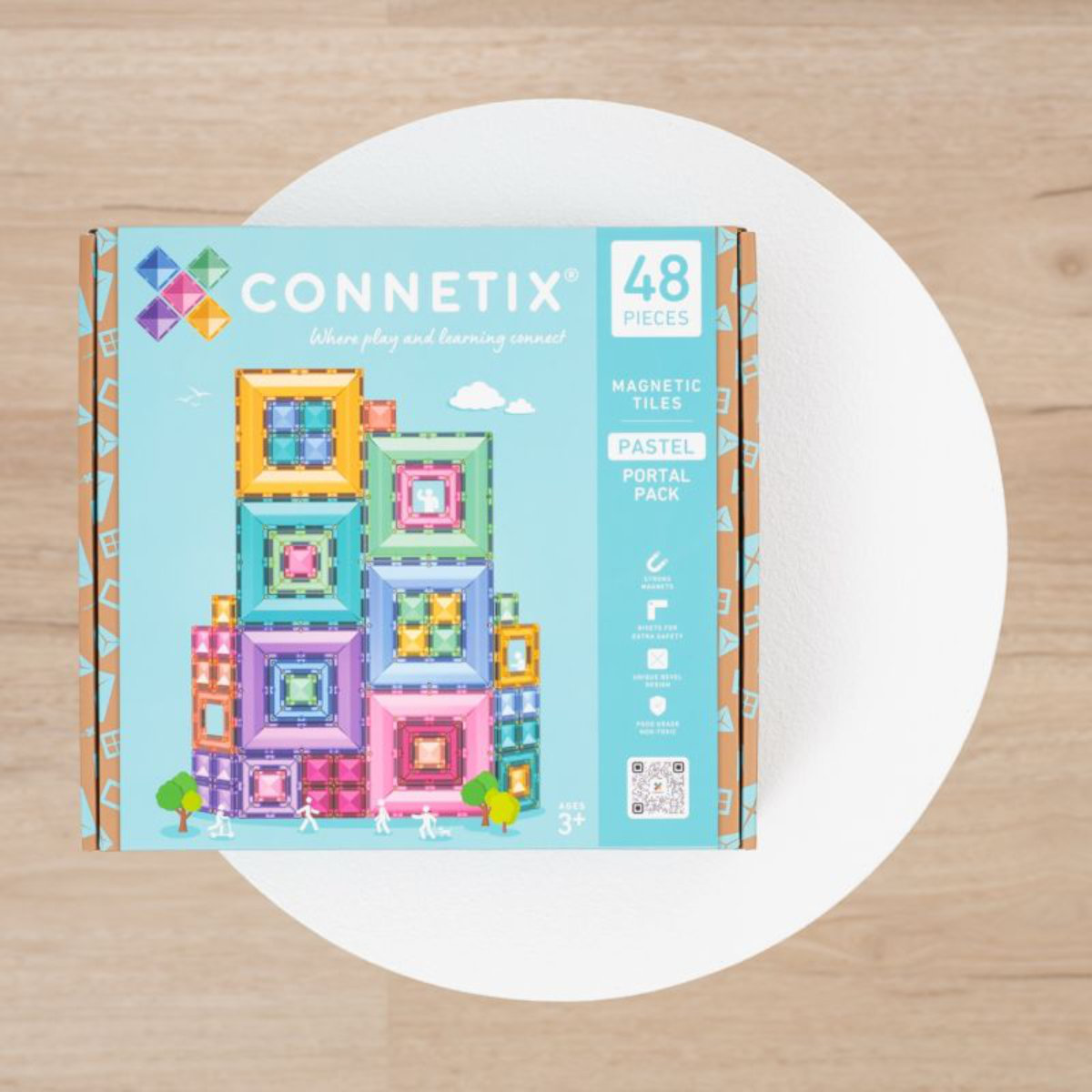 Connetix Magnetbausteine Pastel Portal Pack – 48 Teile