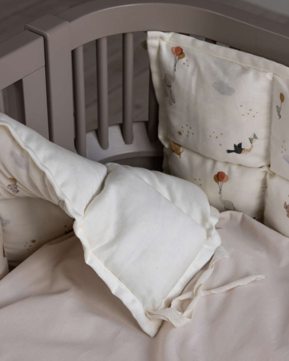 Sebra bed surround with kapok filling, 360 x 26 cm