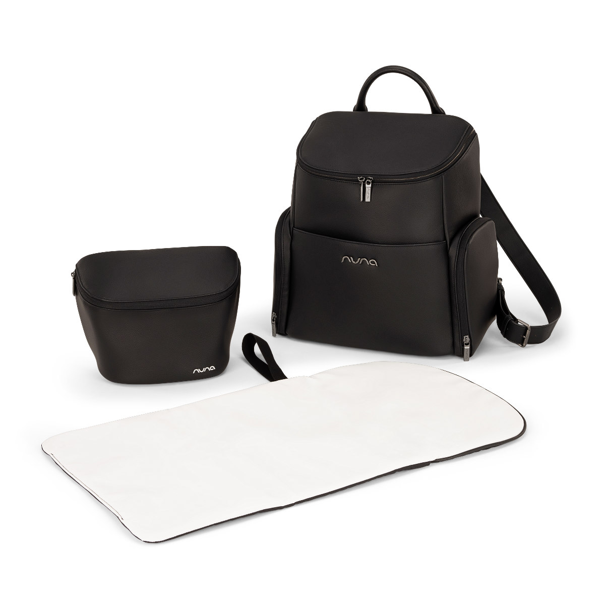 Nuna Wickelrucksack DP20700CVRM in Schwarz - Frontansicht