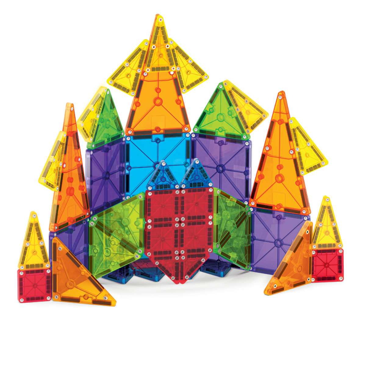 Magna-Tiles microMAGS Kombo 244046COM in Bunt - Vorderansicht