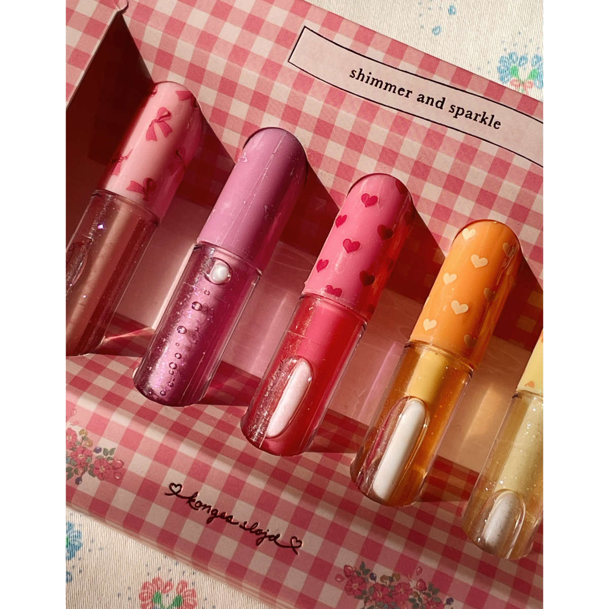 Konges Sløjd Glitzer-Lipgloss 5er-Set