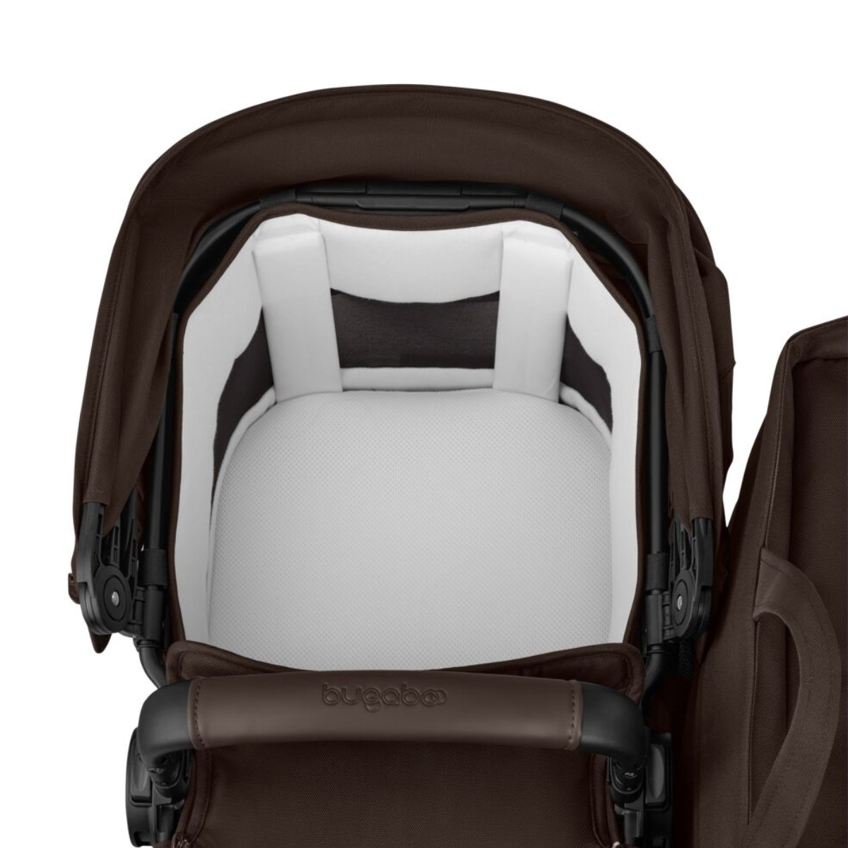 Bugaboo Donkey 6 Mono Kinderwagen in Braun - Draufsicht