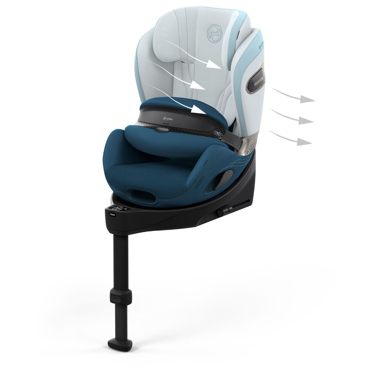 Cybex Anoris S Airbag i-Size Kindersitz (15 Monate–7 Jahre)