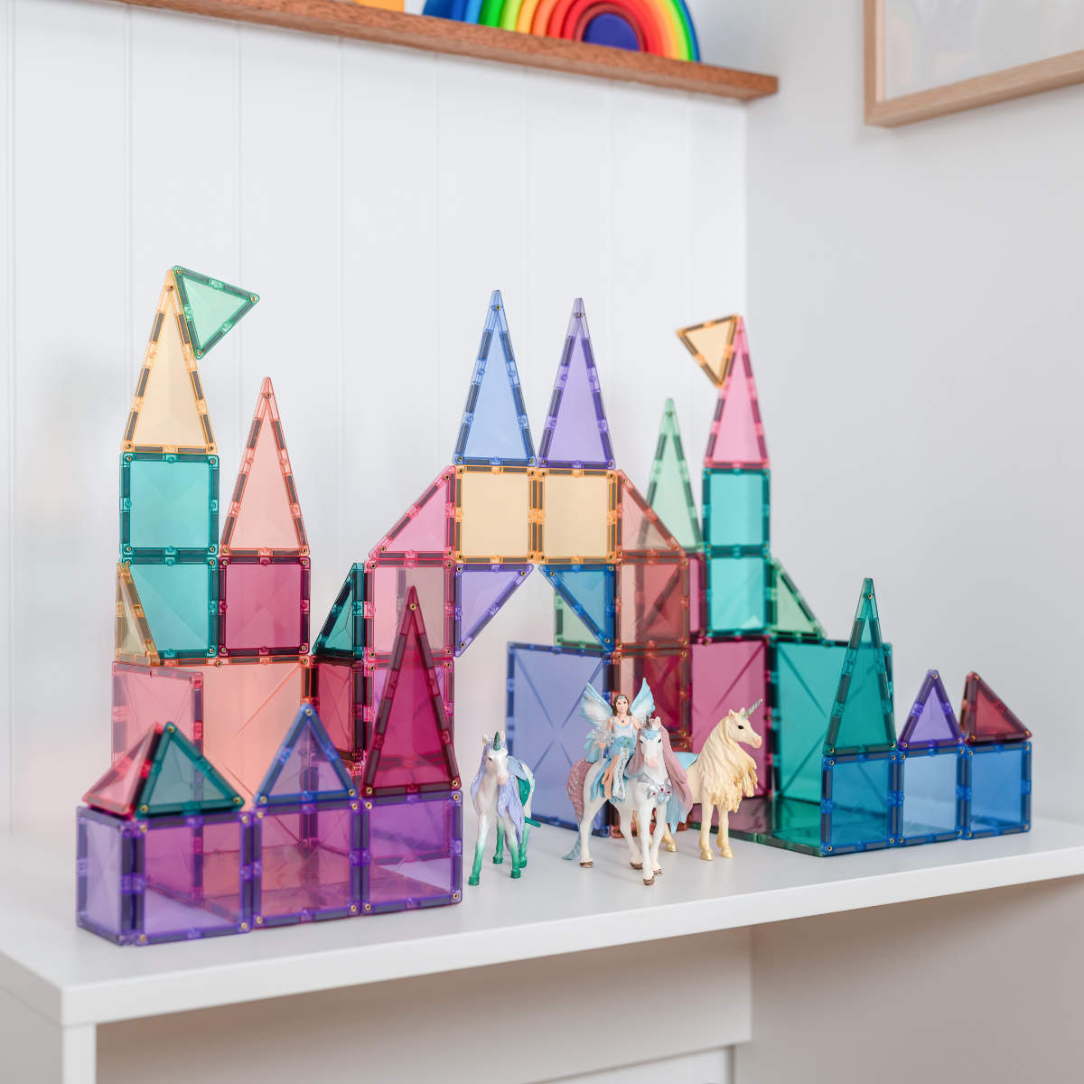 Connetix Magnetbausteine Pastel Starter Pack - 64 Teile