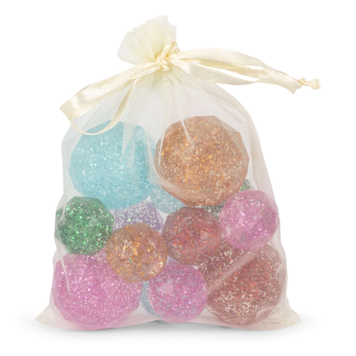 Konges Sløjd Star Flummi-Set mit Glitzer KS106254 in bunt - Vorderansicht
