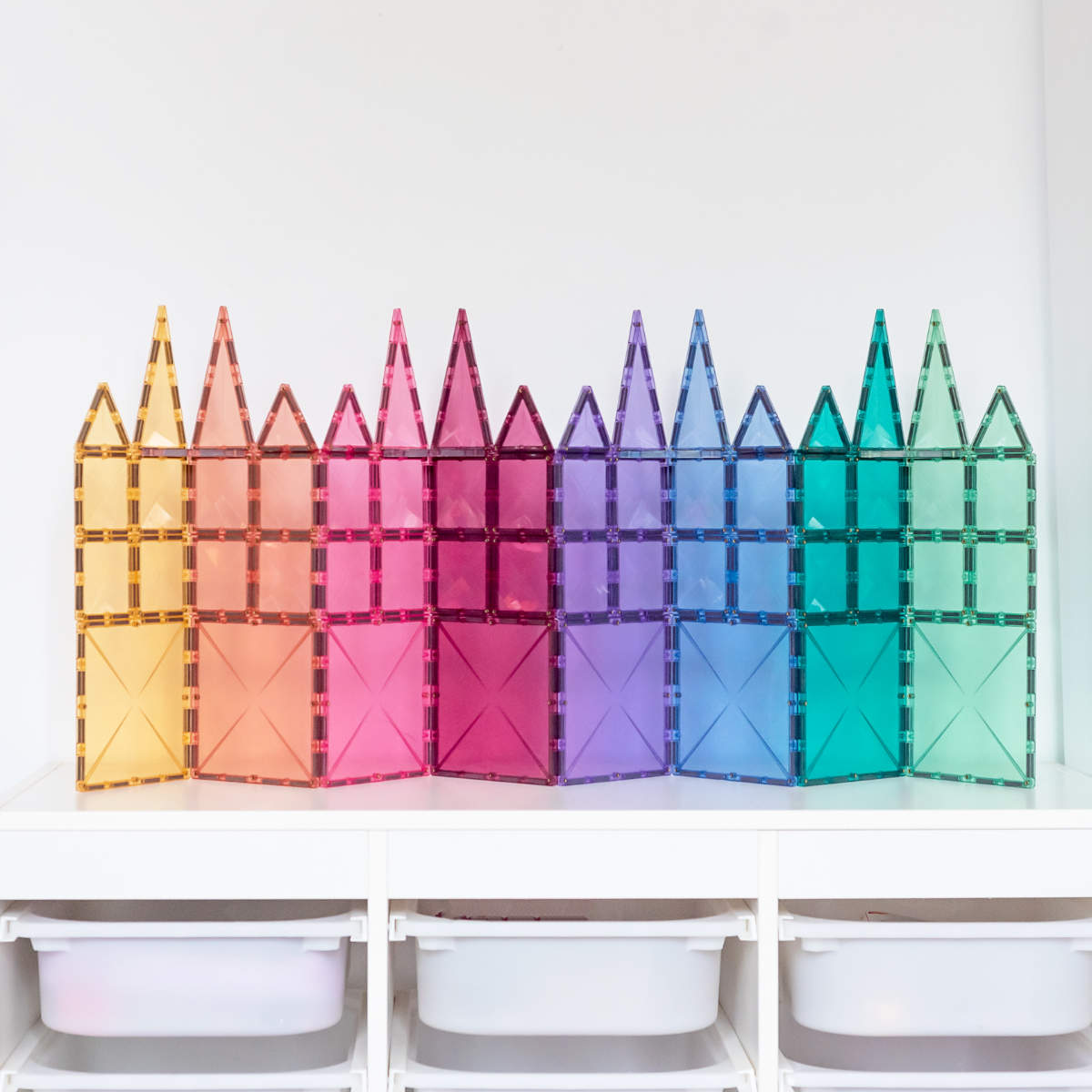 Connetix Magnetbausteine Pastel Starter Pack - 64 Teile