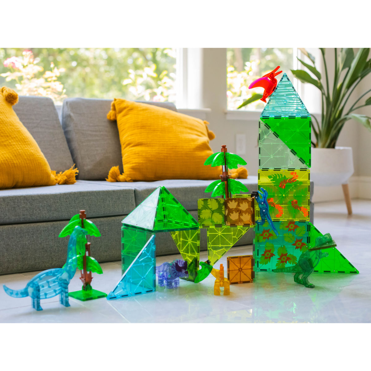 Magna-Tiles Dino World XL – 50 Teile