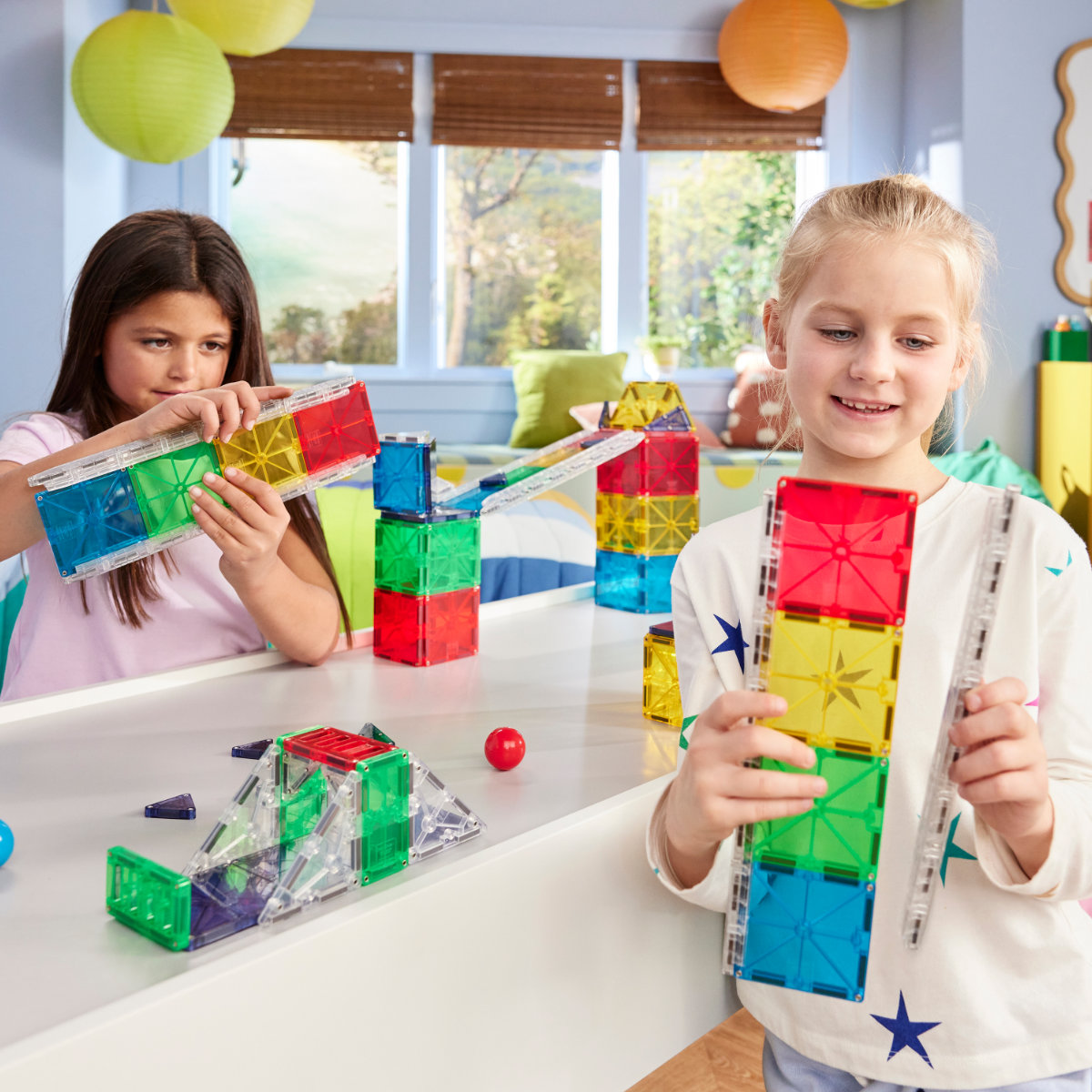 Magna-Tiles Rail Racers Deluxe – 90-Piece