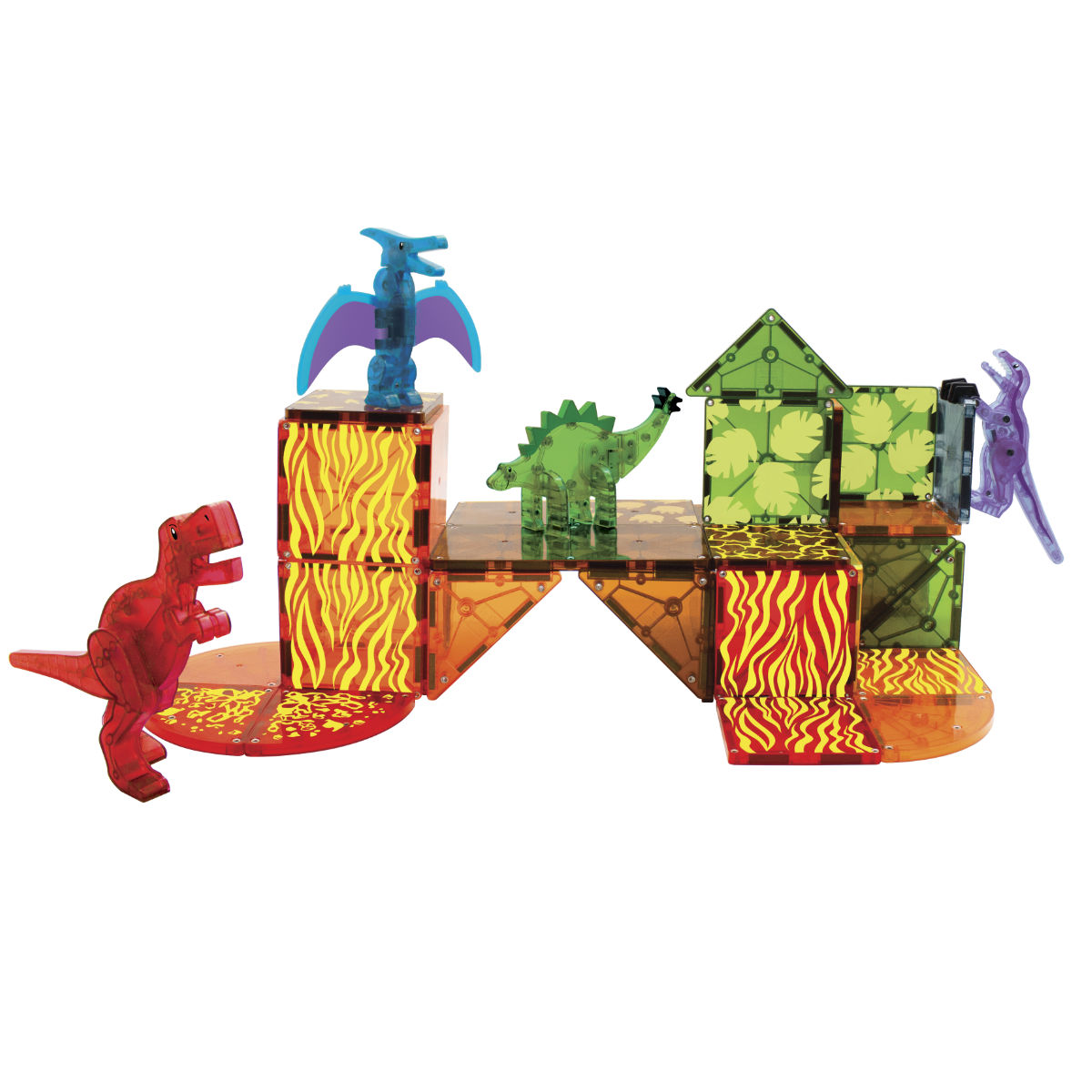 Magna-Tiles Dino World – 40 Pieces