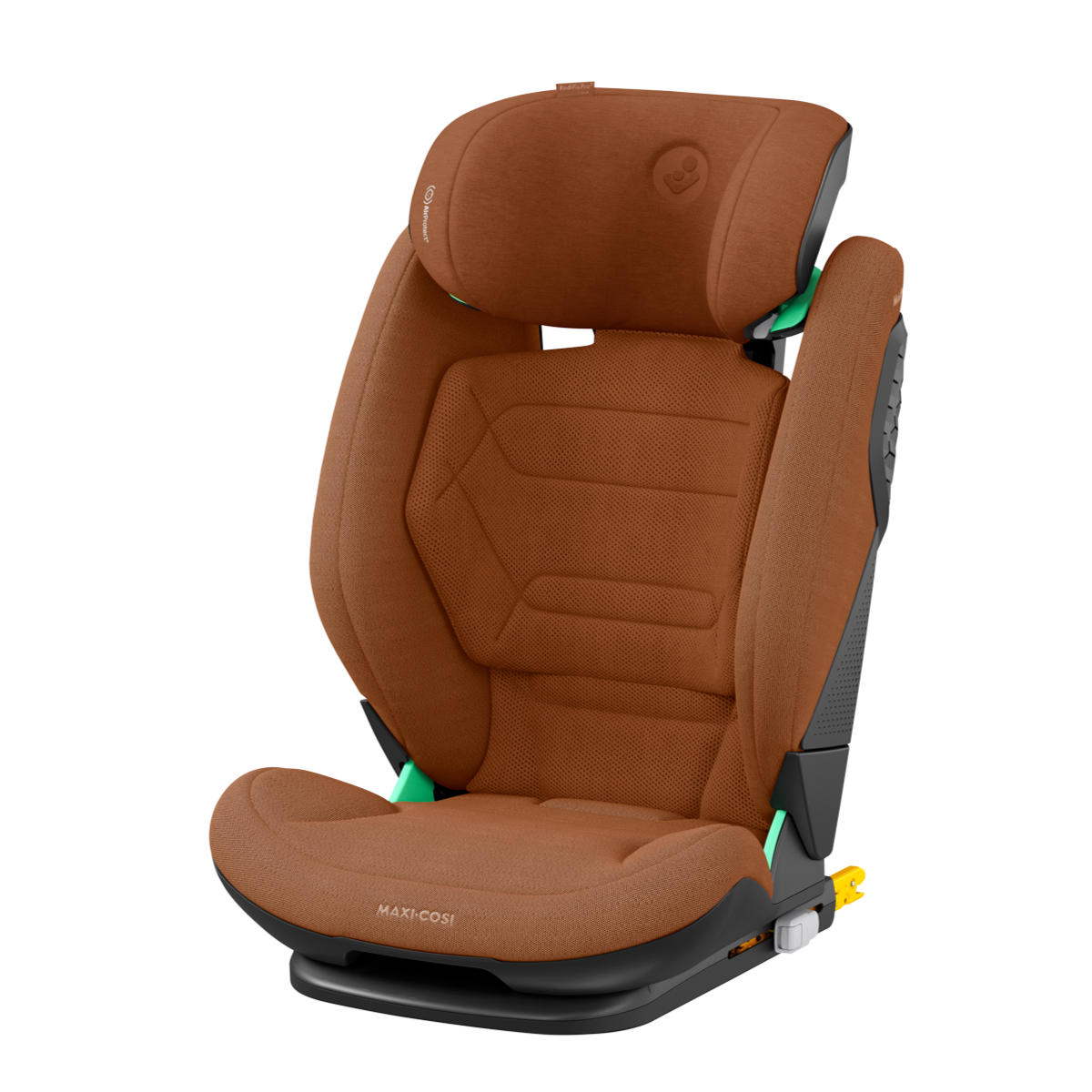 Maxi Cosi RodiFix Pro2 i-Size Kindersitz in Braun - schräge Ansicht