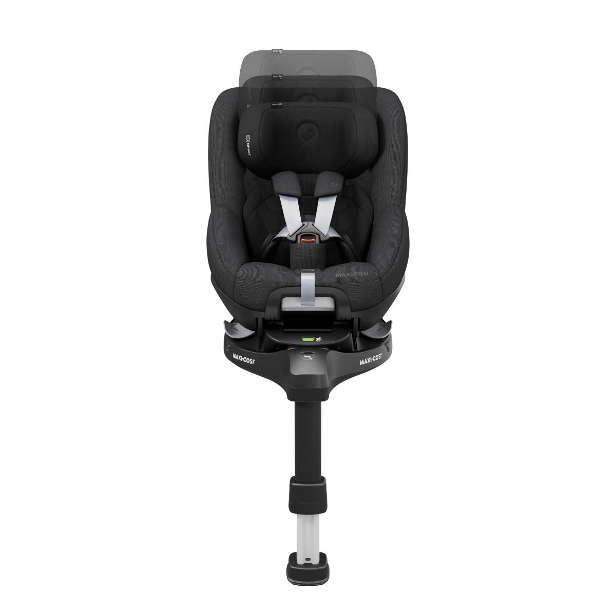 Maxi Cosi Pearl 360 Pro i-Size Kindersitz in Schwarz - Vorderansicht