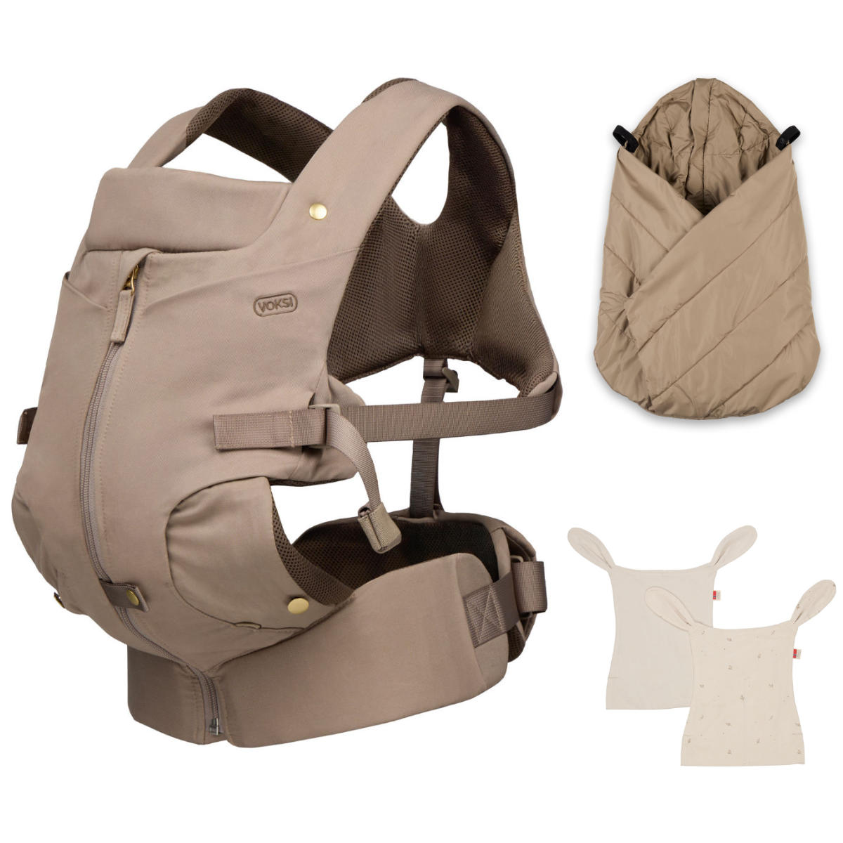 Voksi Huddle Zip-On Baby Carrier Set incl. Accessories
